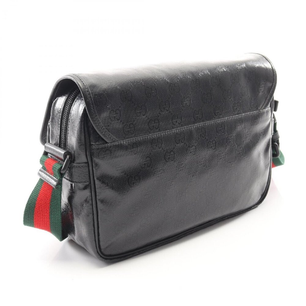 Gucci GG Crystal Beige Canvas Shoulder Bag - Picture 3 of 6